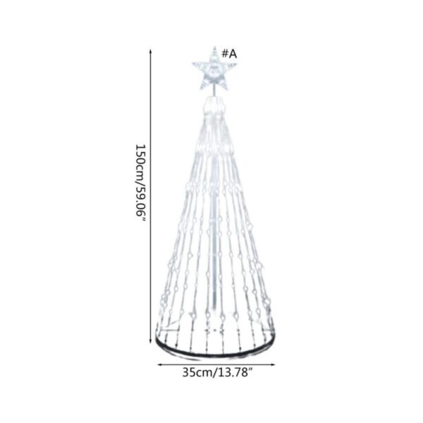Árbol navideño artificial de luces LED