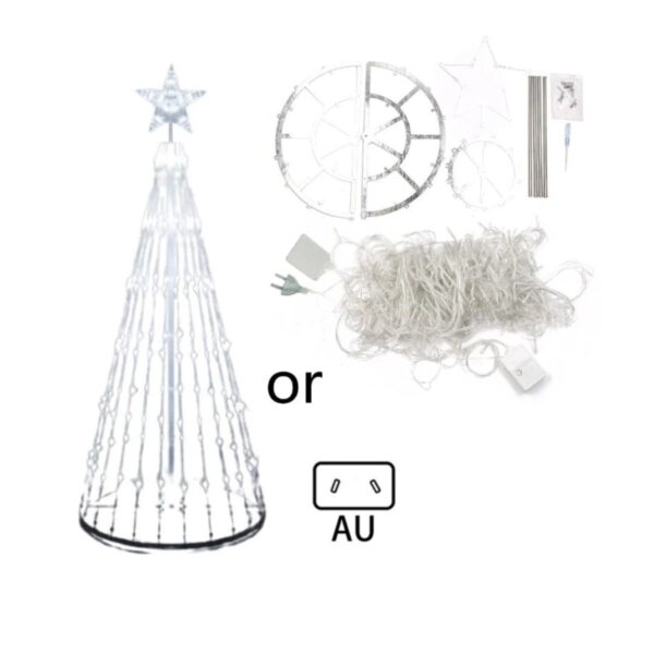 Árbol navideño artificial de luces LED