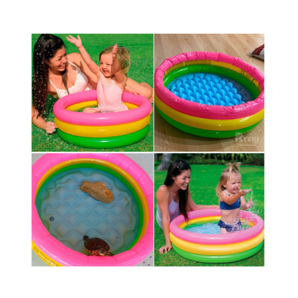 Piscina Inflable para niños, 130 cm