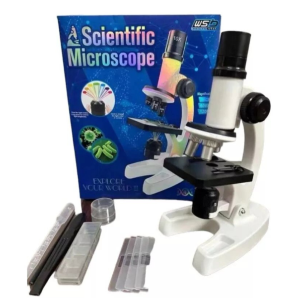 1715280080012-8 Kit Microscopio Compuesto Luz 100x-450x
