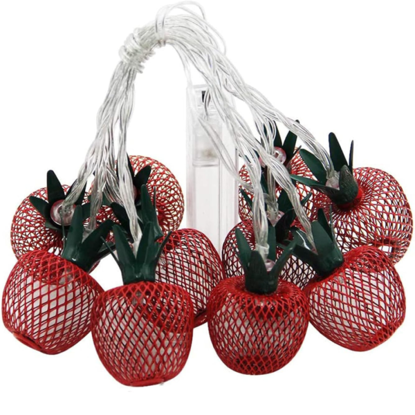 17332055306-7 (1) Guirnalda de Piñas Naranjas LED 20 Pcs