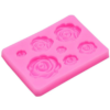 Moldes 7 Espacios Rosas de Fondant