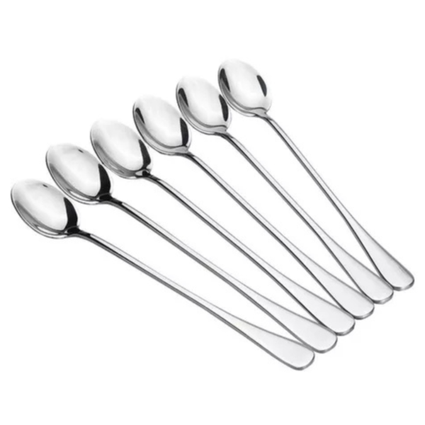 17413213347-1 Juego X6 Cucharas Largas Ovalada