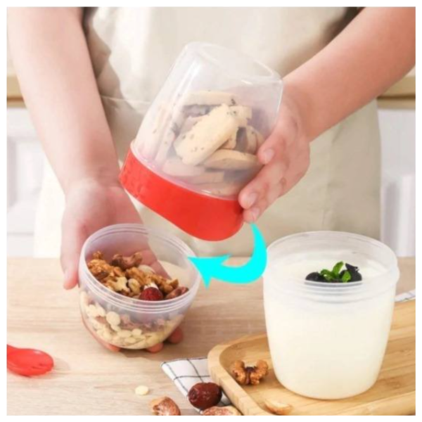 Contenedores De Alimentos + Tenedor