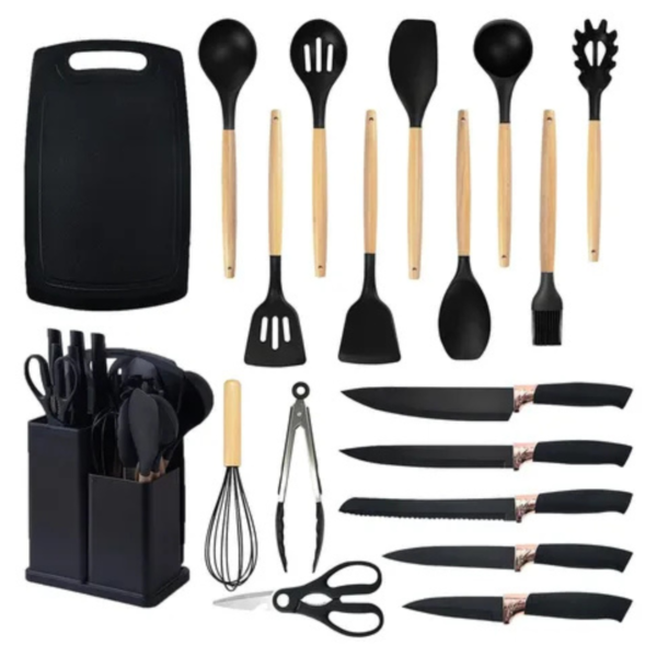 17465008816-1 (1) Juego de Silicona 19 Utensilios Cocina