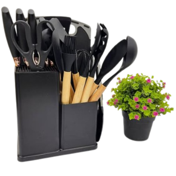 17465008816-3 Juego de Silicona 19 Utensilios Cocina