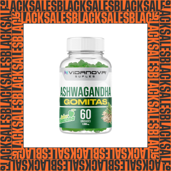 60 GOMITAS ASHWAGANDHA 1000mg