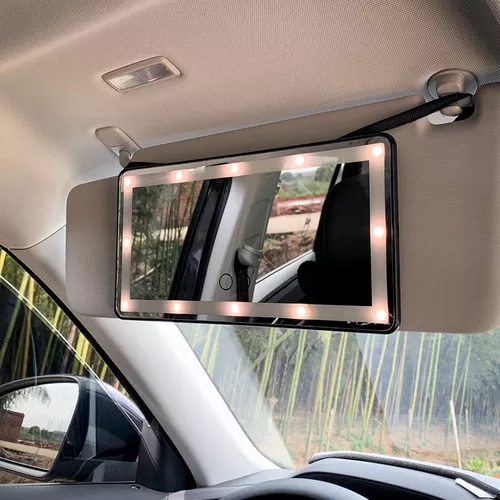 J - ESPEJO LED CON LUZ PARA AUTO