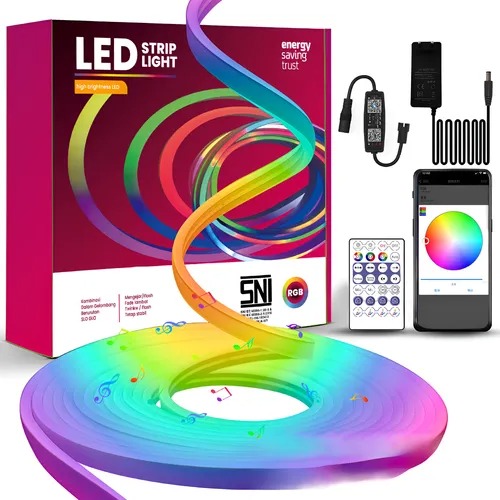 Q - Tira De Luz Flexible Led, Neón Color
