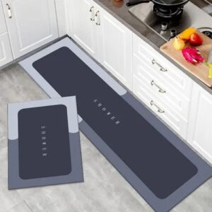 TAPETE DE COCINA DE 2 PCS Antideslizante TAPETE DE COCINA DE 2 PCS Antideslizante