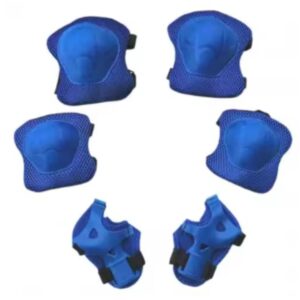 row115-dropi49113 Kit Protección Rodilleras Ciclismo Azul