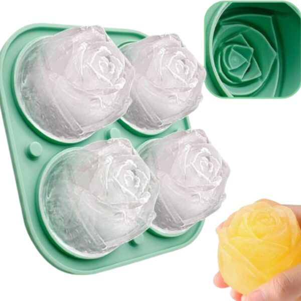 row118-dropi50528 Molde de silicona para hielo rosa