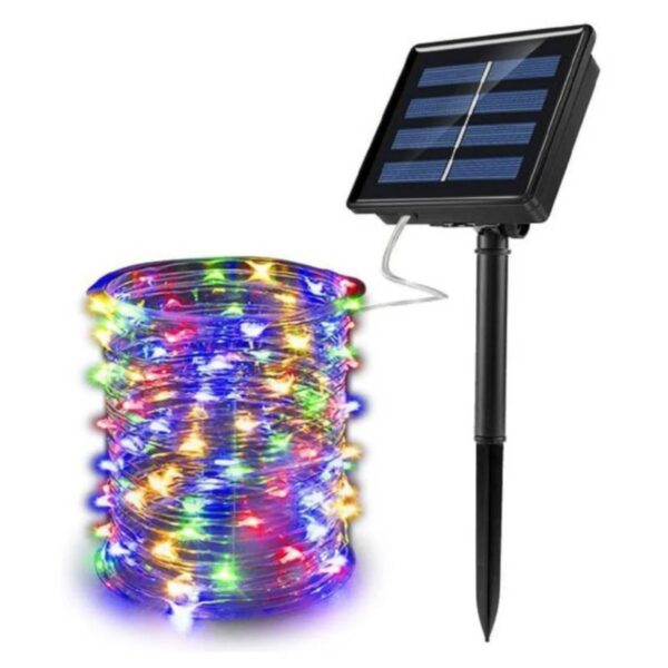row156-dropi9789 Cadena de luces solares hada, 200 luces