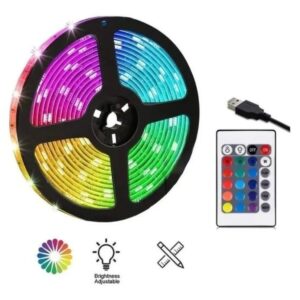 Tiras de luces RGB, 5 metros