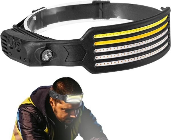 Linterna frontal LED Recargable IPX4