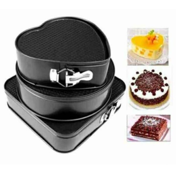 3 Moldes Para Pasteles Desmontables
