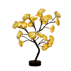 row207-dropi9611 Lámpara de Árbol con 24 Rosas