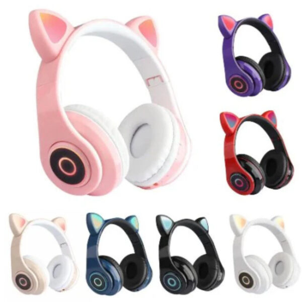 row215-dropi35285 Audífonos de Gatito Bluetooth 5.0